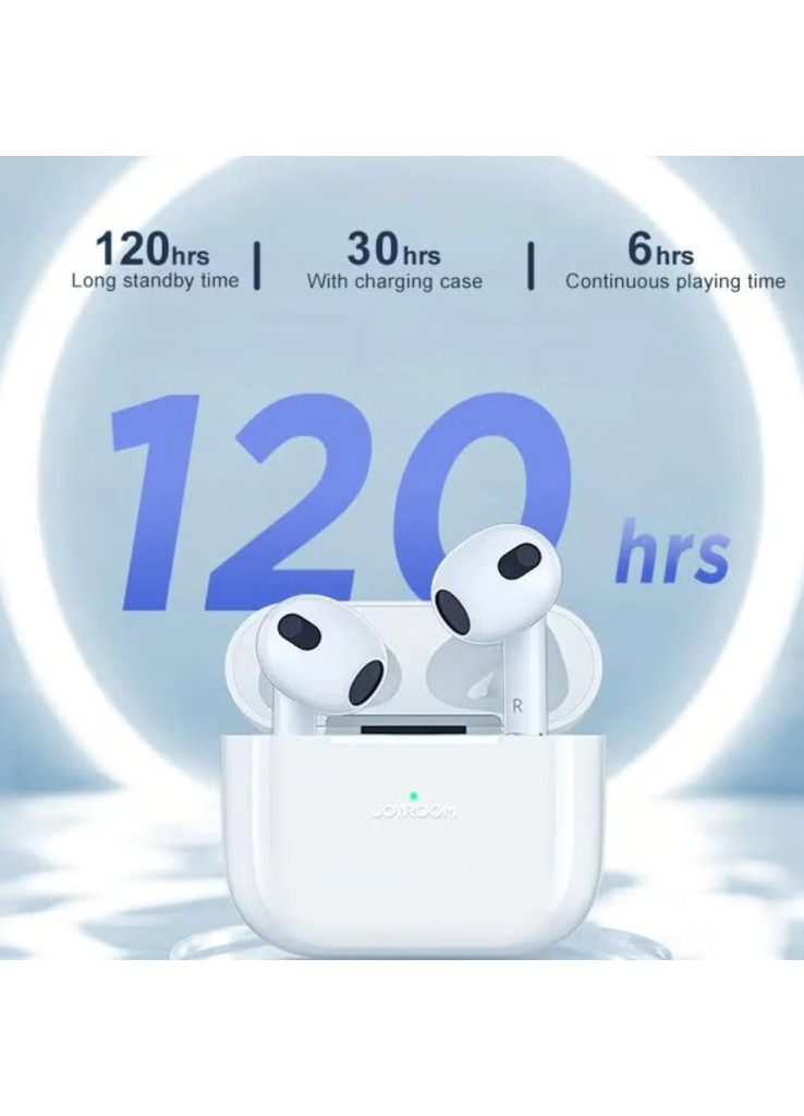 سماعة أذن لاسلكية الاصدار الثالث  JOYROOM JR-T03S Plus بتقنية بلوتوث 5.1 TWS  الإصدار القياسي الاخير