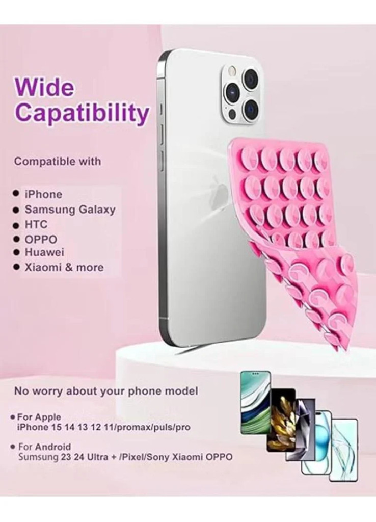 لصقة سيليكون بشفط مزدوج للجوال لصقة سيليكون بشفط مزدوج للجوال