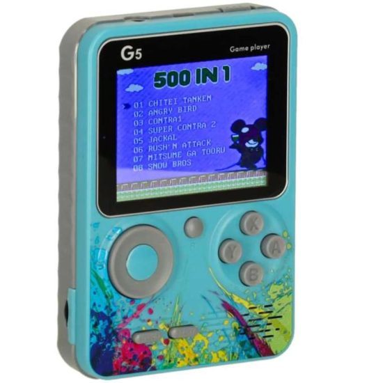 جهاز ألعاب صغير G5 مع 500 لعبة جهاز ألعاب صغير G5 مع 500 لعبة