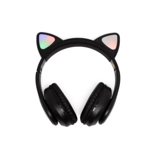 سماعة رأس STN-28 لاسلكية قابلة للطيّ بتصميم مضيء على شكل قطة