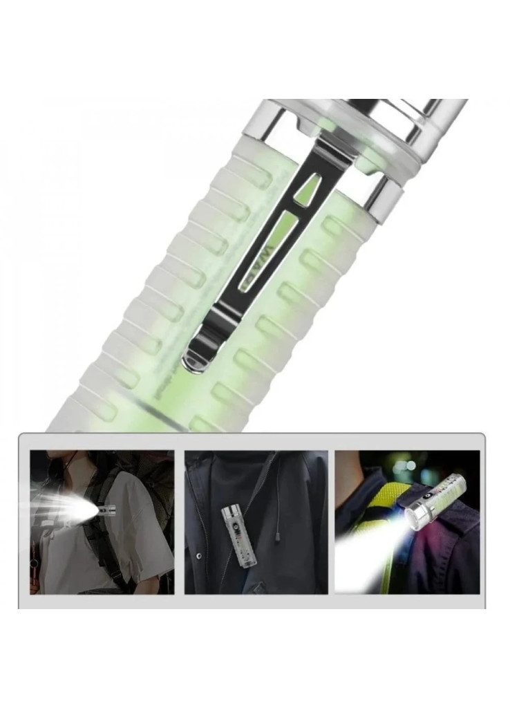 كشاف ليد 520A متعدد الوظائف مزود باضاءة جانبية متعددة الالوان مضاد للماء بمعيار IPX5