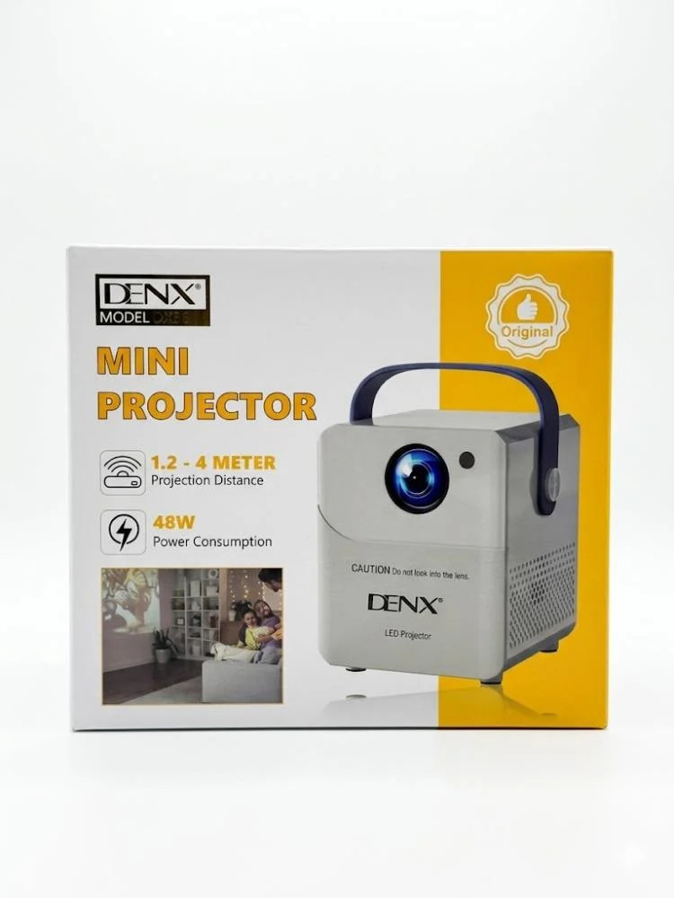 بروجيكتور   ذكي من دينكس (DENX Mini Projector) الموديل: DX3647