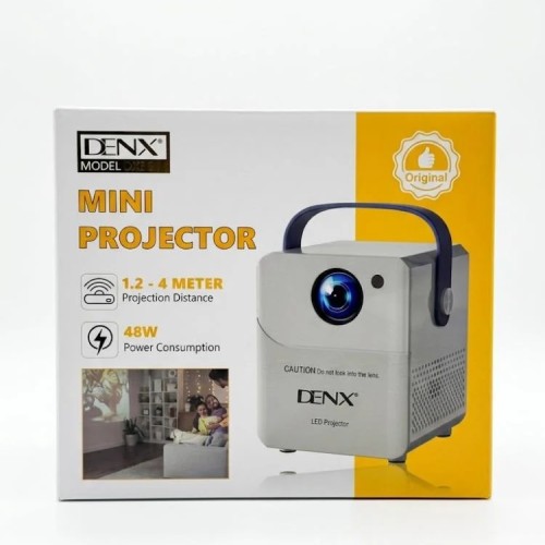 بروجيكتور   ذكي من دينكس (DENX Mini Projector) الموديل: DX3647