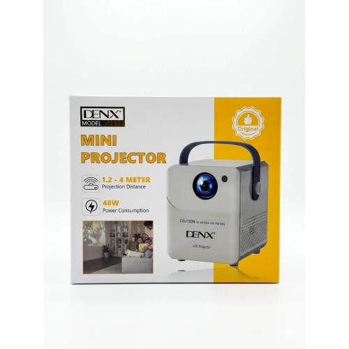بروجيكتور ذكي من دينكس (DENX Mini Projector) الموديل: DX3647 بروجيكتور ذكي من دينكس (DENX Mini Projector) الموديل: DX3647
