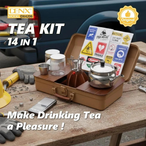 طقم عزبة الشاي من دينكس 14 قطعة