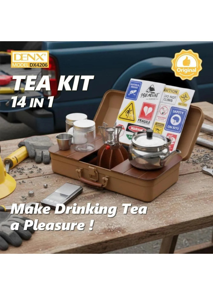 طقم عزبة الشاي من دينكس 14 قطعة