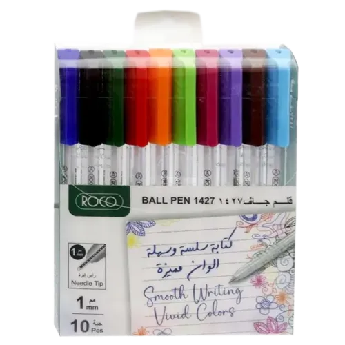 طقم اقلام ناشف 10 لون