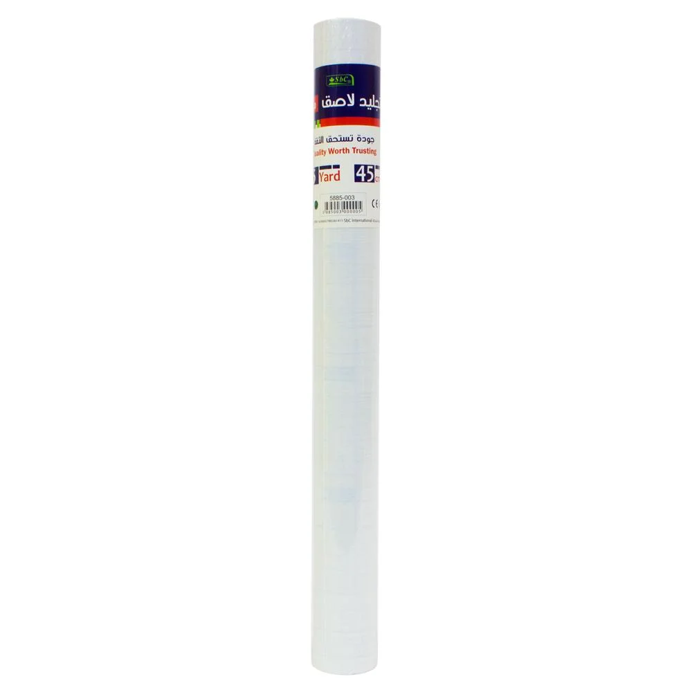 تجاليد لفة شفاف سادة لاصق  