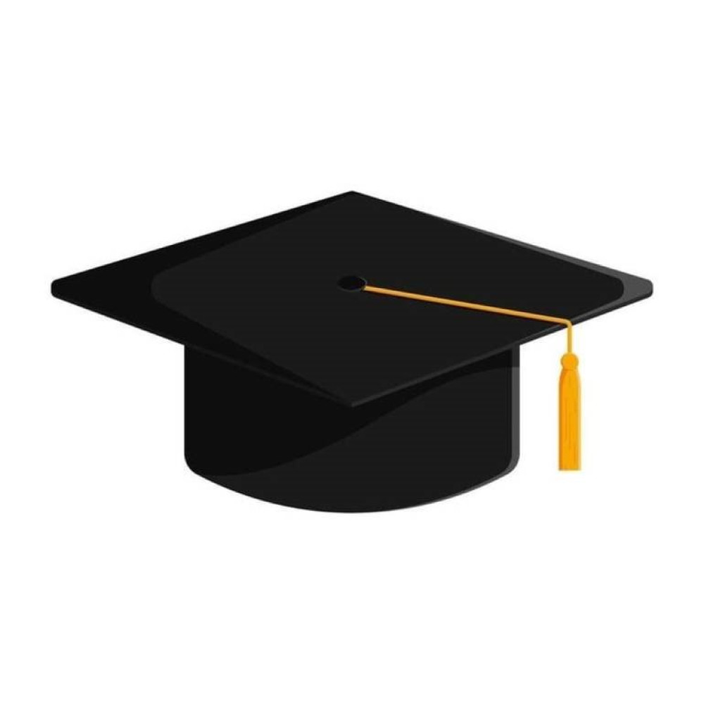 كاب تخرج اسود مقاسات