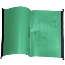 ملف علاقي بلاستك اخضر