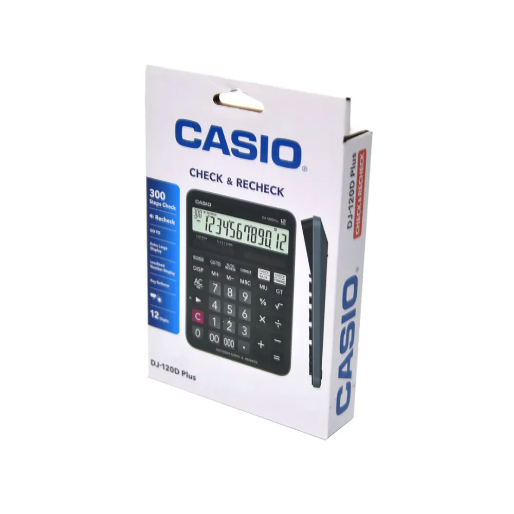 الة حاسبة كاسيو DJ-120D بلاس