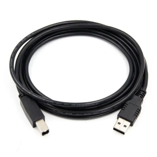 "سلك طابعة USB بطول 3 متر - اتصال سريع وجودة عالية لأدواتك المكتبية - فقط 11.00 ريال"