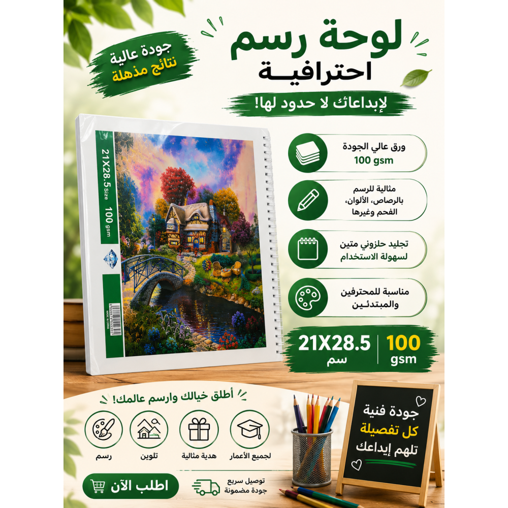 كراسة رسم ابو جمل وسط