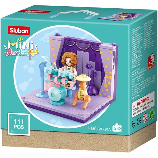 سلوبان مكعبات بناء - متعدد الألوان – مثالي للعب البناء العملي الذي ينمّي التركيز والمهارات الحركية الدقيقة