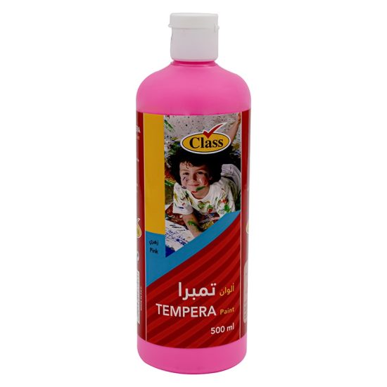 كلاس ألوان تمبرا - وردي – مثالي للتلوين والرسم والأعمال اليدوية في المدرسة أو المنزل - طقم من 6 قطعة