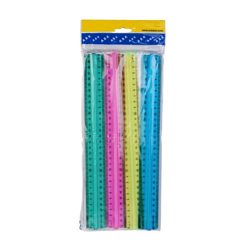 كلاس مسطرة 30cm - متعدد الألوان – مثالي لأعمال المكتب والمشاريع المدرسية ومهام المكتب اليومية - طقم من 12 قطعة كلاس مسطرة 30cm - متعدد الألوان – مثالي لأعمال المكتب والمشاريع المدرسية ومهام المكتب اليومية - طقم من 12 قطعة