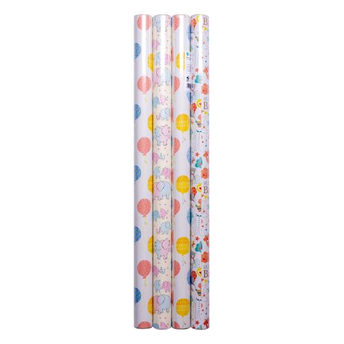 كلاس ورق تغليف هدايا - 200×70 سم – مثالي للطباعة والتوسيم وتغليف الهدايا وأعمال الورق اليومية - طقم من 20 قطعة