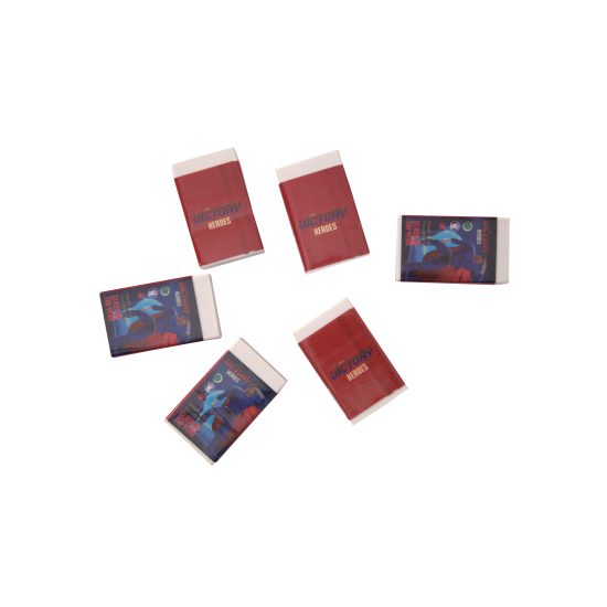 ممحاة – مثالي لتصحيح آثار قلم الرصاص في المدرسة أو المكتب أو أثناء الامتحانات - طقم من 12 قطعة
