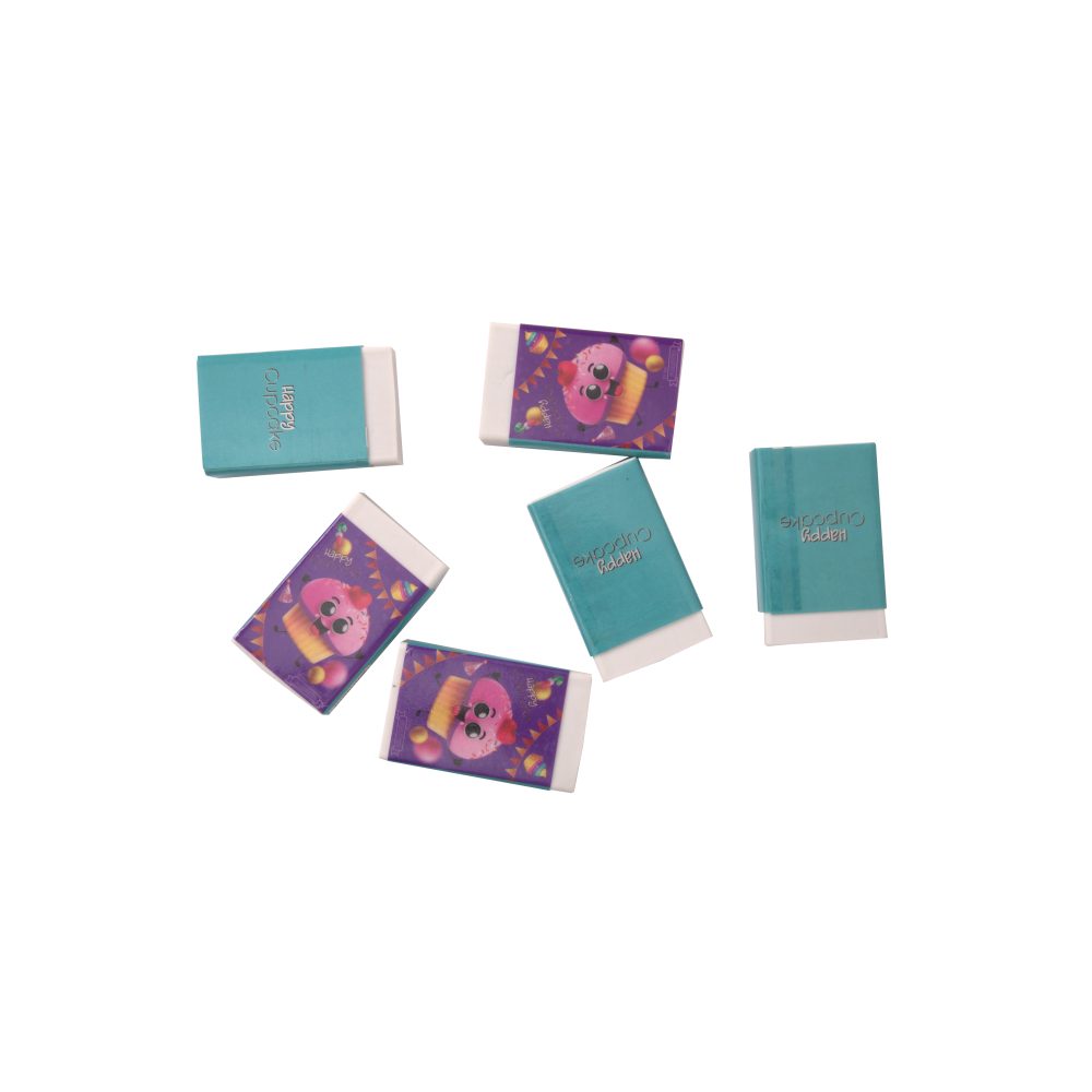 ممحاة – مثالي لتصحيح آثار قلم الرصاص في المدرسة أو المكتب أو أثناء الامتحانات - طقم من 12 قطعة