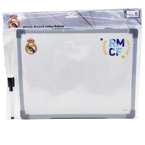 ريال مدريد لوحة بيضاء – مثالي للملاحظات والتخطيط والتدريس في المنزل أو المدرسة أو المكتب - طقم من 12 قطعة