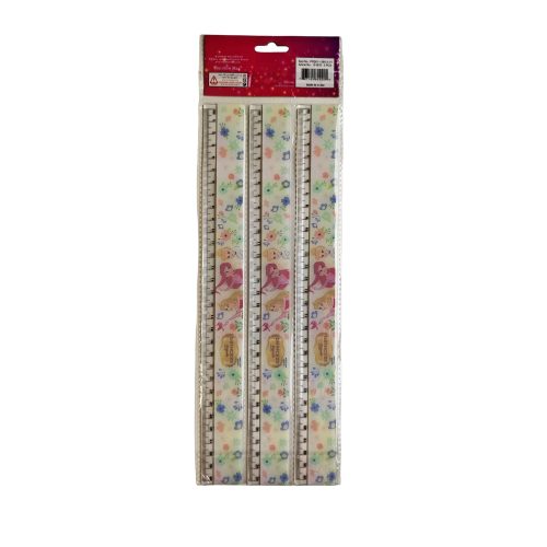 الاميرات مسطرة 30cm – مثالي لأعمال المكتب والمشاريع المدرسية ومهام المكتب اليومية - طقم من 12 قطعة