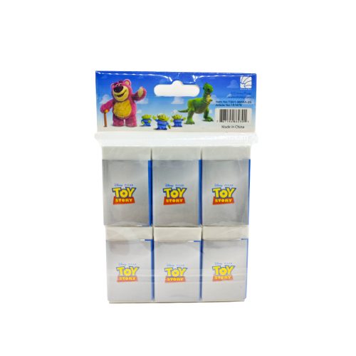 توي ستوري ممحاة – مثالي لتصحيح آثار قلم الرصاص في المدرسة أو المكتب أو أثناء الامتحانات - طقم من 12 قطعة