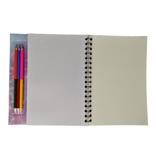 فروزن دفتر رسم – مثالي للملاحظات المدرسية وكتابة اليوميات والرسم وأعمال المكتب - طقم من 12 قطعة