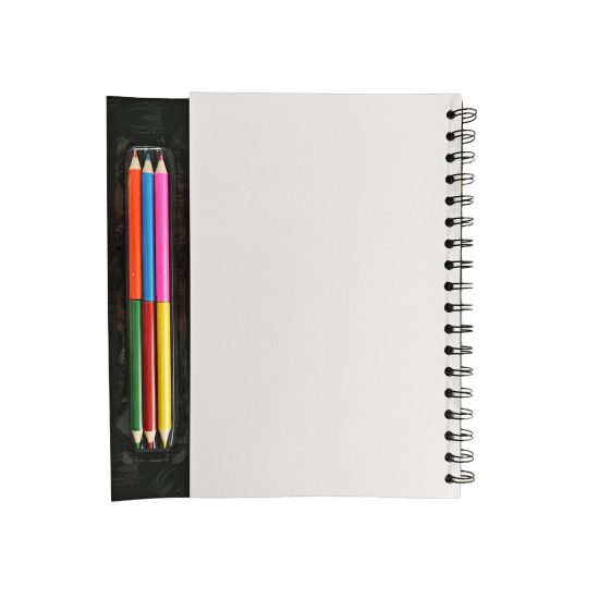 سبايدرمان دفتر رسم – مثالي للملاحظات المدرسية وكتابة اليوميات والرسم وأعمال المكتب - طقم من 12 قطعة