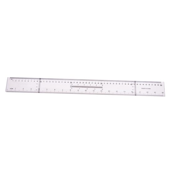 كلاس مسطرة 50cm – مثالي لأعمال المكتب والمشاريع المدرسية ومهام المكتب اليومية - طقم من 12 قطعة