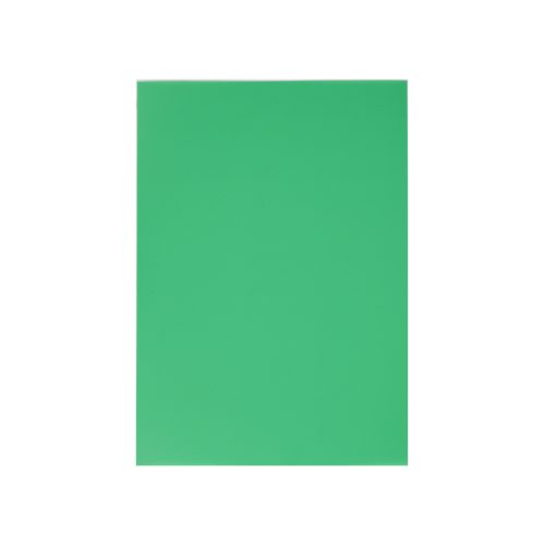 كلاس غلاف تجليد - بلاستيك، أخضر – مثالي للاستخدام اليومي في المدرسة أو المنزل أو المكتب - طقم من 50 قطعة
