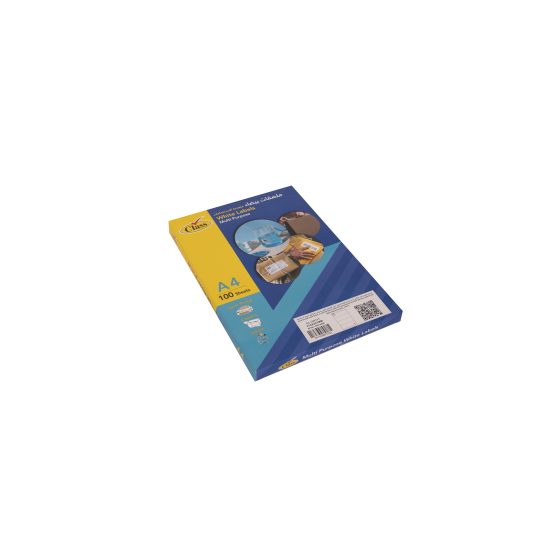 كلاس ليبل لاصق - 200×60 سم – مثالي للتغليف والأعمال اليدوية ومهام المكتب أو المدرسة اليومية - طقم من 100 قطعة