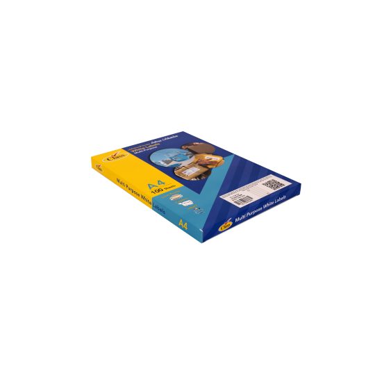 كلاس ليبل لاصق 52.5×29.7 ملم - 52.5×29.7 سم – مثالي للتغليف والأعمال اليدوية ومهام المكتب أو المدرسة اليومية - طقم من 100 قطعة