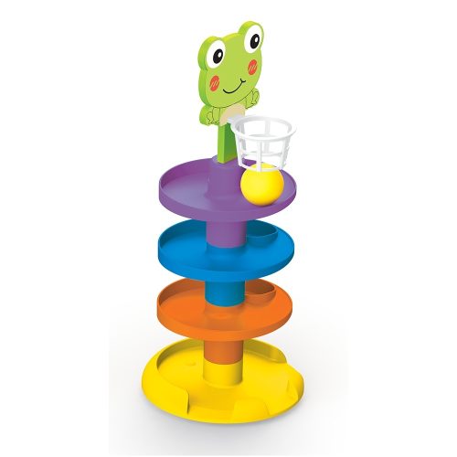لعبة برج الكرة بأربع مستويات – مثالي لأيام المسبح واللعب في الحديقة والمرح العائلي في الهواء الطلق