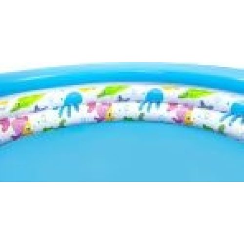 بست واي مسبح أطفال 25cm - أبيض – مثالي لأيام المسبح واللعب في الحديقة والمرح العائلي في الهواء الطلق