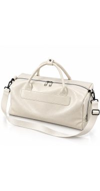Off white leather duffle bag Off white leather duffle bag
