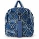 Blue jeans duffle bag