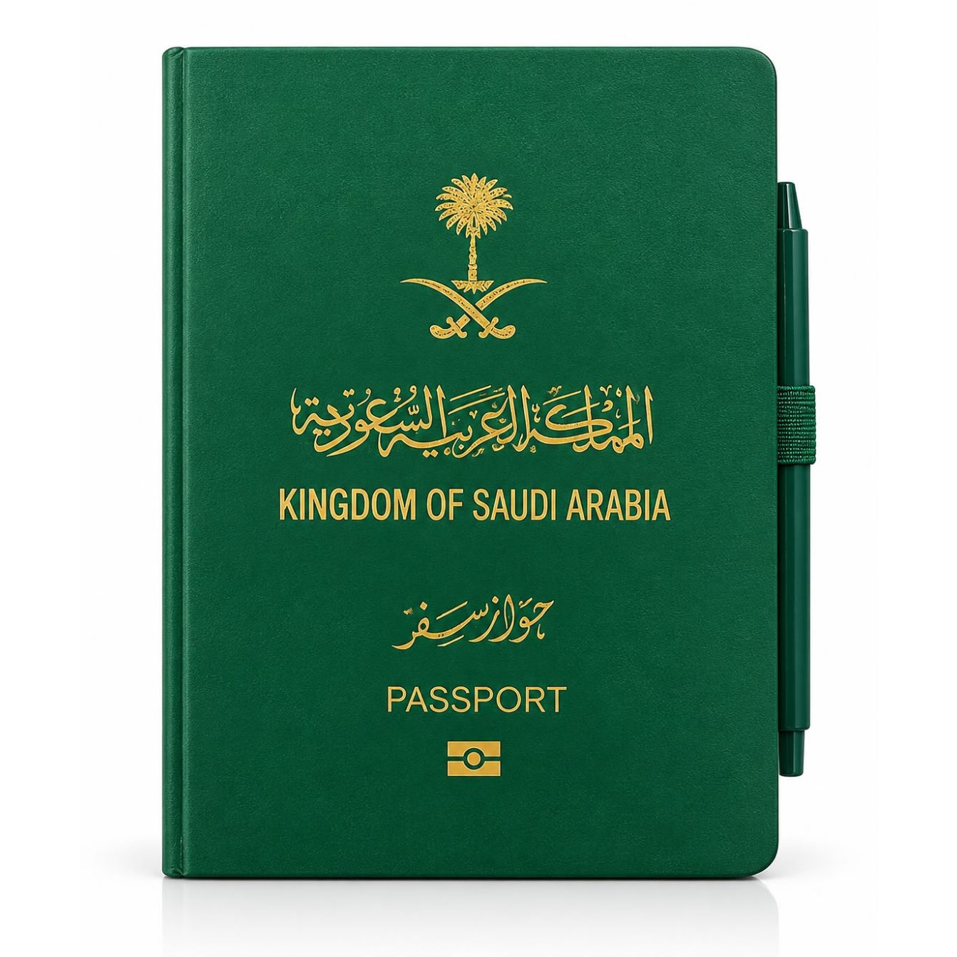 Saudi passport notebook