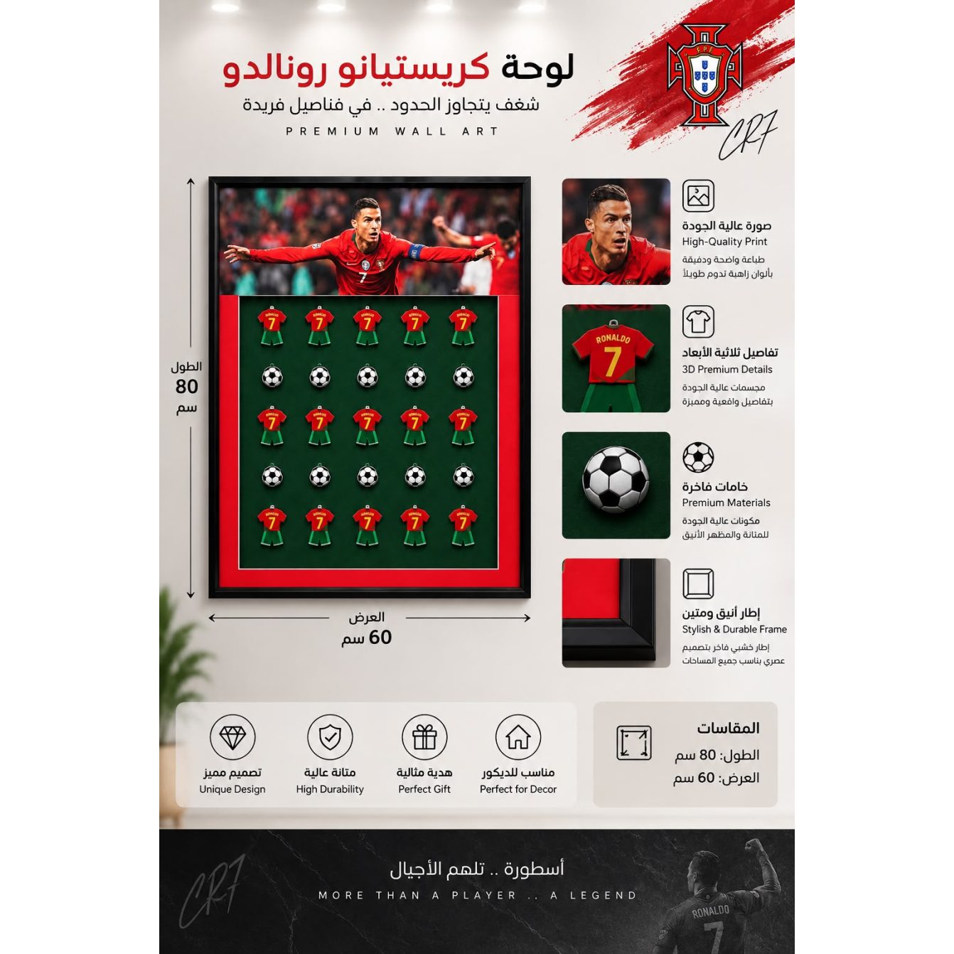 لوحة لكريستيانو رونالدو لوحة لكريستيانو رونالدو