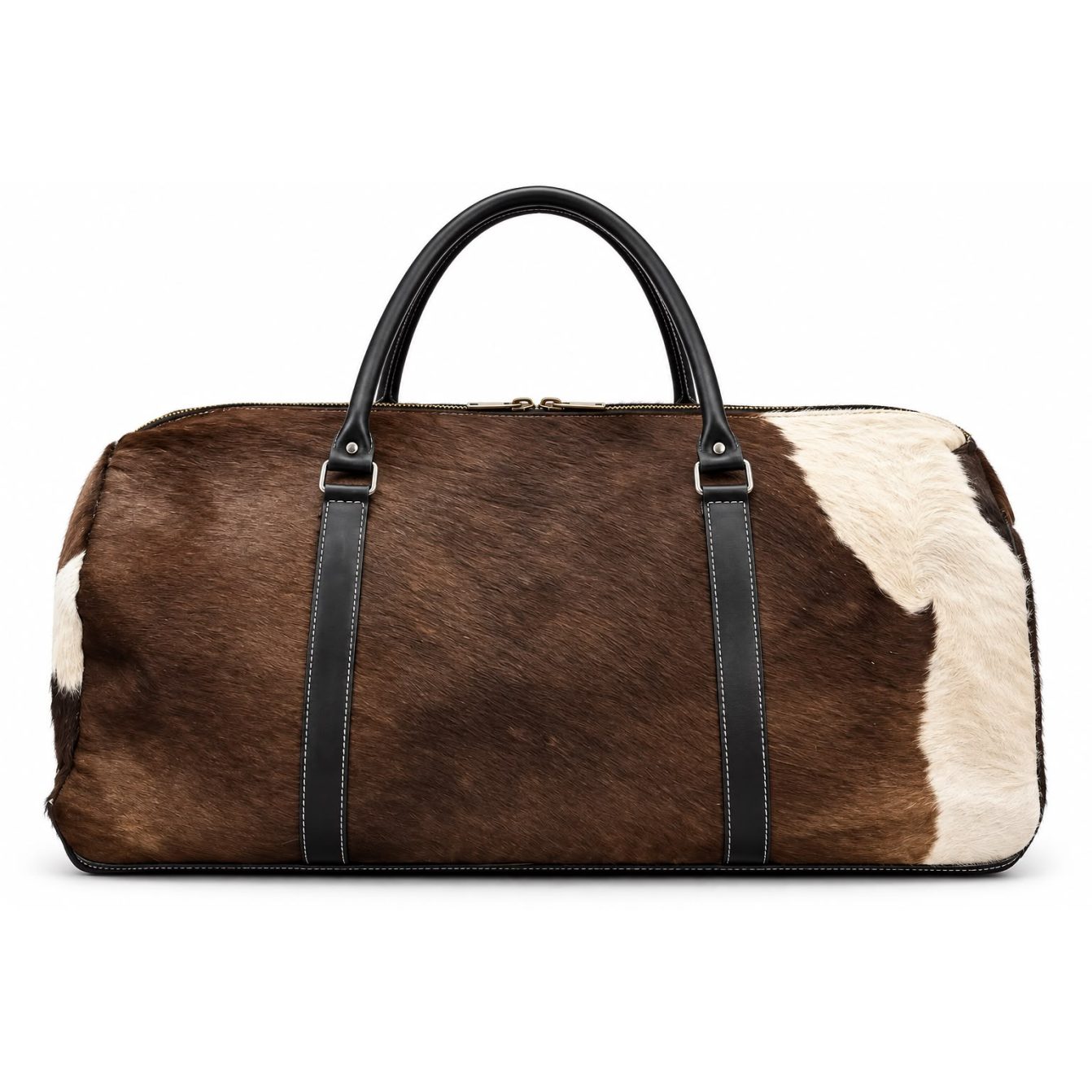 Genuine cowhide leather travel bag
