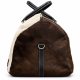 Genuine cowhide leather travel bag