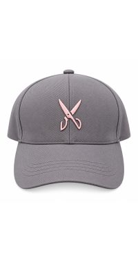 Cap Zigzag - Gray/Pink