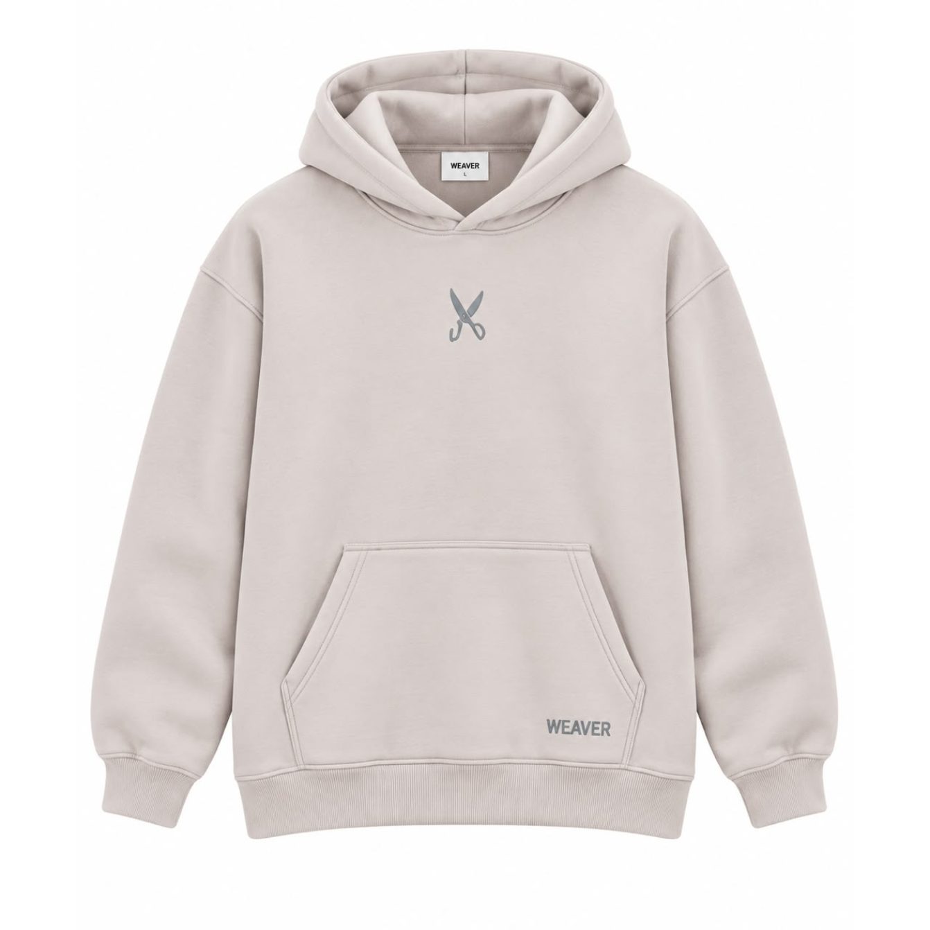 Kids Hoodie Zigzag - Beige
