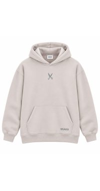 Kids Hoodie Zigzag - Beige