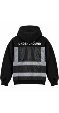 Underground Black /Black Hoodie