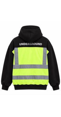 Underground Black /Neon Hoodie