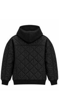 Hoodie Jacket Oversize - Black