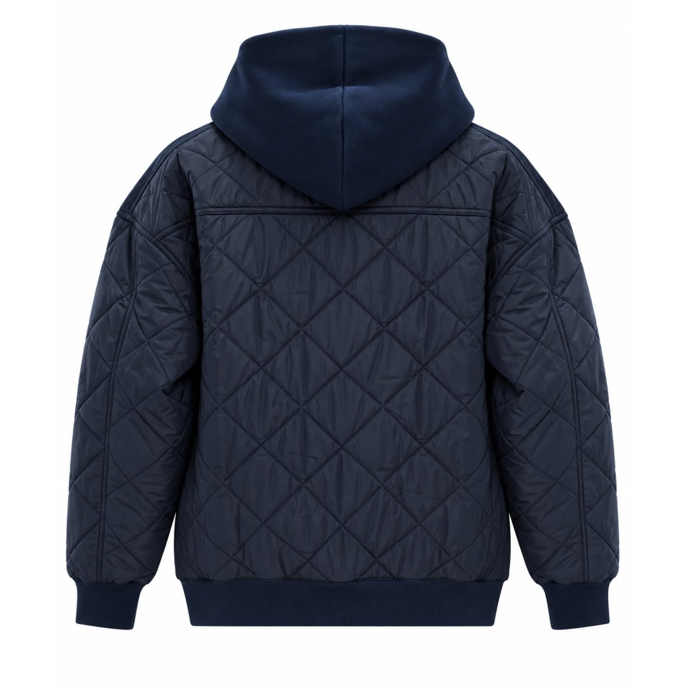 Hoodie Jacket Oversize - Navy Blue