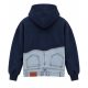 Jeans Hoodie - Navy Blue