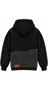 Kids Jeans Hoodie - Black Kids Jeans Hoodie - Black
