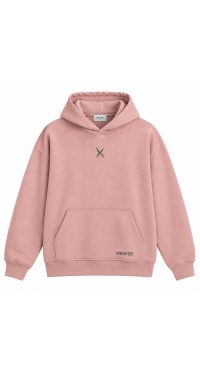 Hoodie Oversize Zigzag - Pink